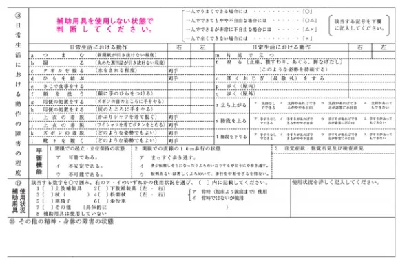 そしゃく 嚥下機能の障害 生姜者手帳 ストア 書類